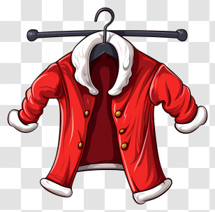 Red Jacket - Red Jacket With Fur Collar Transparent PNG