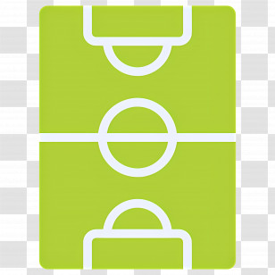 Football Pitch - Green Soccer Field Illustration Transparent PNG