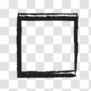 Computer Case Fireplace Interior Design Services - Black - Pen Brush Ink Border Transparent PNG