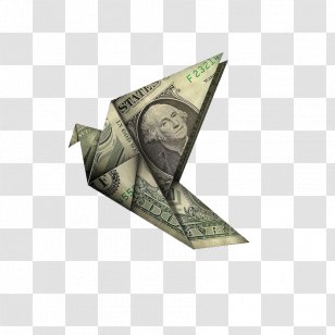 Bird Paper Awesome Origami.[ United States One-dollar Bill - Banknote - Folded Dollar Transparent PNG