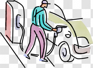 Car Cartoon Meter Transport Line Transparent PNG