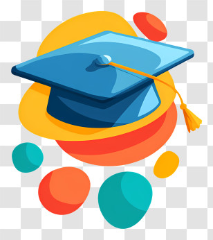 Diploma Icon - Graduation Cap In Education Icon Transparent PNG