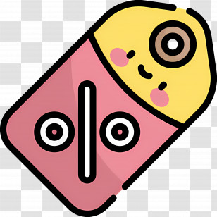 Price Tag - Cute Discount Tag Transparent PNG
