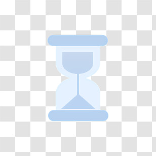 Cartoon - Blue Hourglass Icon Transparent PNG