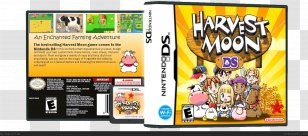 Harvest Moon DS Moon: A Wonderful Life 64 GameCube - Nintendo Ds - Cover Design Transparent PNG