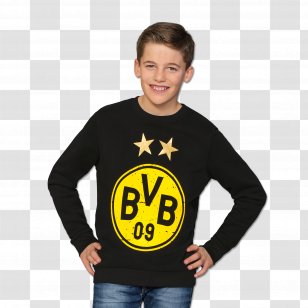T-shirt Borussia Dortmund Bluza Hoodie - Facial Hair Transparent PNG