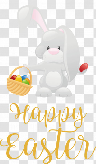 Happy Easter Day Easter Day Blessing Easter Bunny Transparent PNG
