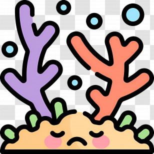 Coral Reefs - Sad Coral In The Ocean Transparent PNG