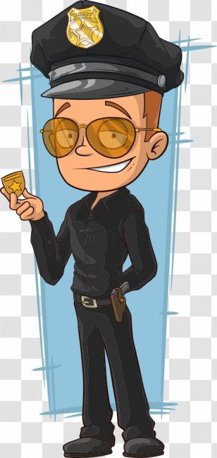 Police Officer Cartoon Drawing Transparent PNG