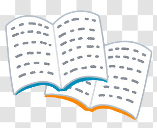 Icon - Open Books For Reading Transparent PNG