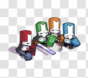 Castle Crashers Knight Game Yellow Transparent Png - life of an otaku roblox walkthrough wiki