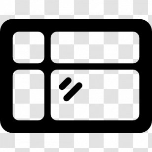 Rectangle Brand Black And White - Food - Payment Transparent PNG