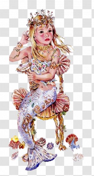 Mermaid Fairy Siren Art - Elf - Guestbook Transparent PNG