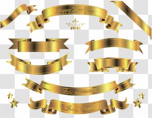 01504 Material Gold Font - Brass Transparent PNG