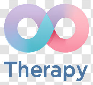 Therapy Logo - Pastel Infinity Therapy Logo Transparent PNG