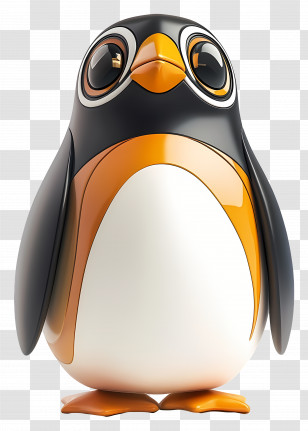 3d Penguin - Cute Penguin Cartoon Illustration Transparent PNG