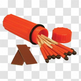 UCO Stormproof Matches Box Waterproofing Camping - Heart - Fire Starter Survival Tools Transparent PNG
