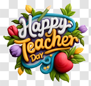 Happy Teachers Day - Happy Teacher Day Celebration Transparent PNG