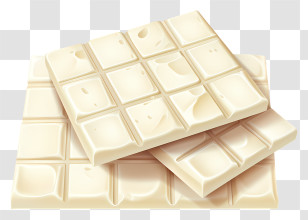 White Chocolate Bars - White Chocolate Bars Transparent PNG