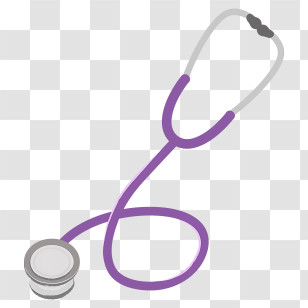 Icon - Purple Stethoscope For Medical Use Transparent PNG