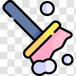 Cleaning Mop - Cleaning Brush With Soap Bubbles Transparent PNG