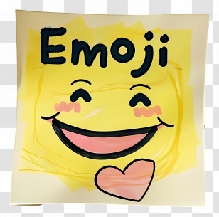 World Emoji Day - Smiling Emoji Illustration Transparent PNG