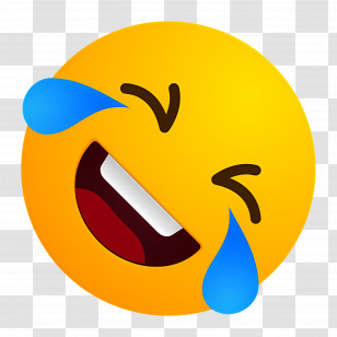Laughing Emoji - Laughing Face Emoji With Tears Of Joy Transparent PNG