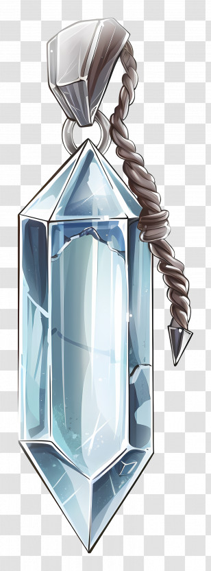 Crystal Pendant - Blue Crystal Pendant Transparent PNG