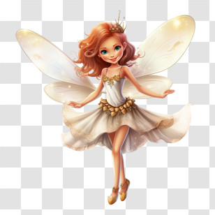 Fairy - Elegant Fairy Illustration With Magical Wings Transparent PNG