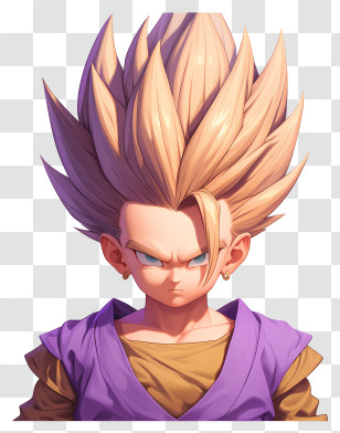 Gohan - Super Saiyan Anime Character Transparent PNG