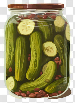 Pickles - Jar Of Pickles Illustration Transparent PNG