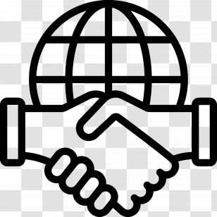 Partnership - Global Handshake Symbol Transparent PNG