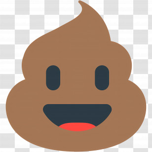 Pile Of Poo Emoji - Happy Poop Emoji Transparent PNG
