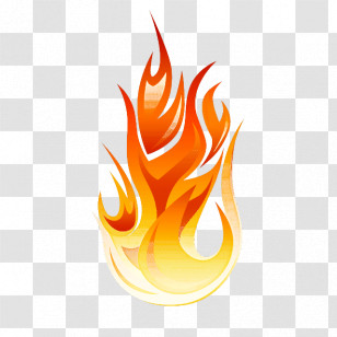 Flame Fire Logo Transparent PNG