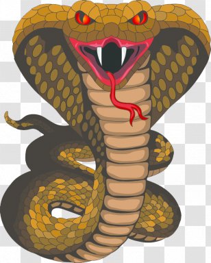 King Cobra Snake Clip Art - Mascot Cliparts Transparent PNG