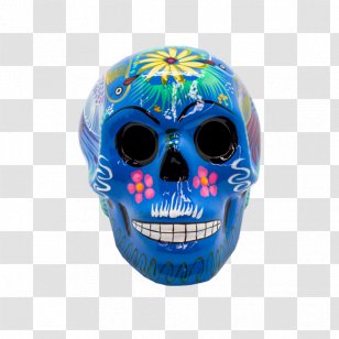 Skull Day Of The Dead Mexican Cuisine Ceramic Bone - Terracotta - Festival Material Transparent PNG