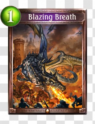 Dragon Shadowverse Lindworm Bahamut Wyvern - Fictional Character - Fiery Transparent PNG