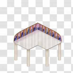 Habbo Blog Room Receptionist Lobby - Purple - Table Transparent PNG