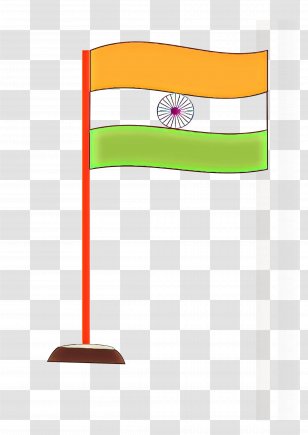 India Independence Day National - Flag - Rectangle Tricolour Transparent PNG
