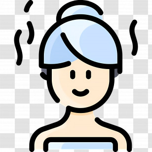 Beauty Girl - Person Relaxing With Steam Transparent PNG