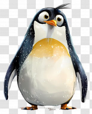 Penguin - Cute Cartoon Penguin Transparent PNG