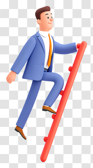 Career Climb Businessman Transparent PNG