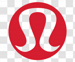 Lululemon Logo - Red Brand Logo Transparent PNG