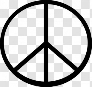 Peace Symbols Campaign For Nuclear Disarmament Clip Art - Line - Cool Transparent PNG
