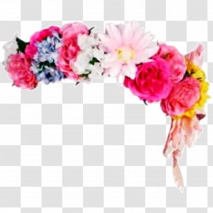 Wreath Crown Flower Garland - Petal - Heart Picsart Transparent PNG