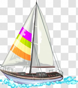 Sail Water Transportation Sailboat Boat Vehicle - Sailing Ship Watercraft Transparent PNG