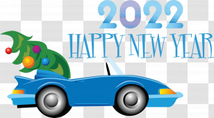 2022 New Year 2022 Happy New Year 2022 Transparent PNG