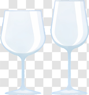Icon - Transparent Wine Glasses Illustration Transparent PNG