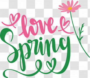 Love Spring Spring Transparent PNG