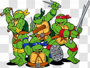 Raphael Michelangelo Leonardo Donatello Turtle - Teenage Mutant Ninja Turtles Transparent PNG